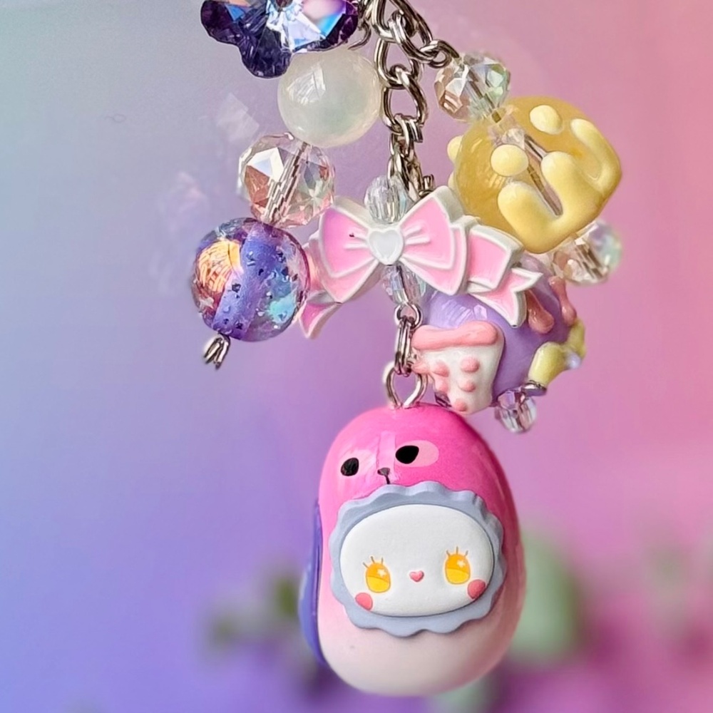 Emma Bean Mango Bunny Bag / Keychain Charm